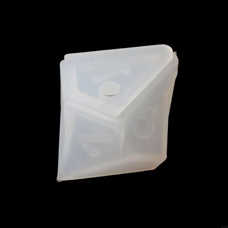 M7BB Resin Casting Polyhedron Game Moulds Number Moulds for Diy Board Games