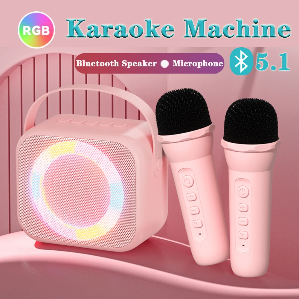 Bluetooth-Колонка New Bee, беспроводной микрофон для пения, Hi-Fi-звук