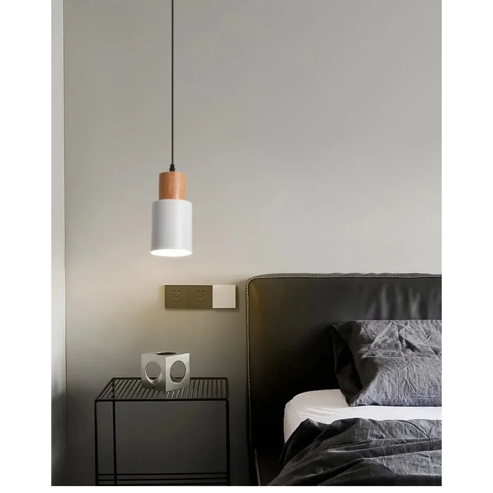 1/5/10Pcs Minimalist Pendant Chandelier Bedroom Bedside Lamp Modern Nordic Restaurant Single Head Small  Bar Counter