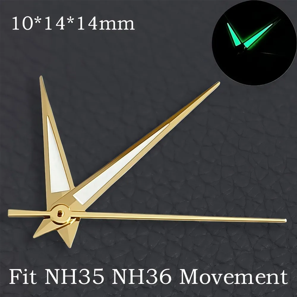 High Quality Green/Blue Super Luminous Watch Hands - Premium Watch Accessories Pointer