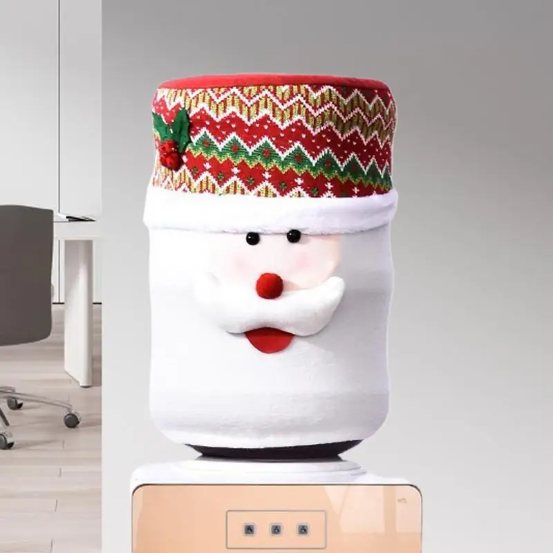 Water Cooler Bottle Cover Christmas Water Cooler Dust Covers Stretchy Bucket Dust Defense Reusable Dispenser