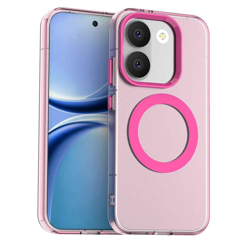Luxury Armor Shockproof Matte Hard Case with Magsafe Magnetic Wireless Charging Compatibility