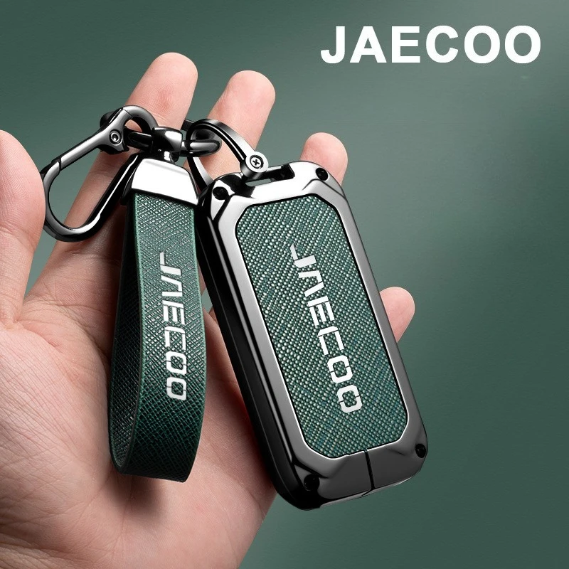 Car Key Case Cover Shell Holder Zinc Alloy Full Protector for Chery JAECOO J6 J7plus J8 Car Keyless Accessories