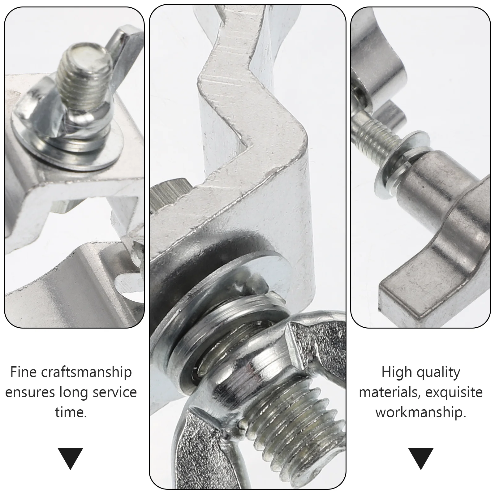 10 Pcs Stage Light Hook Moving Head Hooks Mug Simple Practical Clips Aluminum Alloy Wear-resistant Lamp Clamps Truss Aluminium