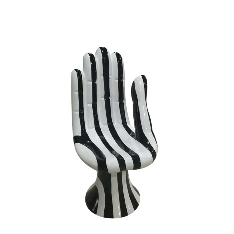 

Designer Frp Paint Electroplating Painted Shaped Buddha Hand Chair Light Luxury High-End Leisure Chair