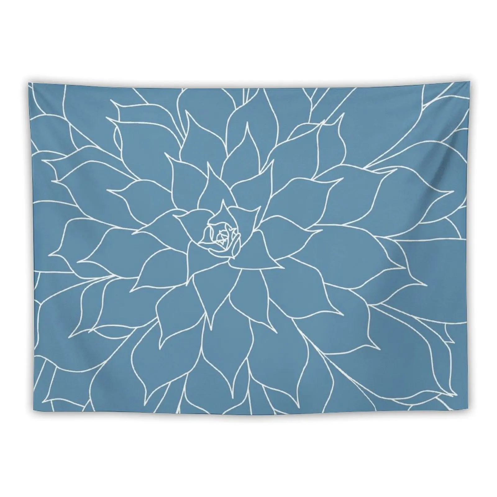 

Blue Succulent Tapestry Aesthetic Room Decors Decoration Bedroom Room Aesthetic Tapestry