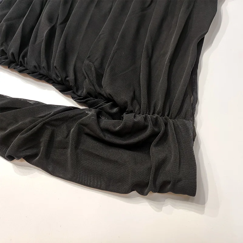 Women's Off-Shoulder Flare-Sleeve Crop Top