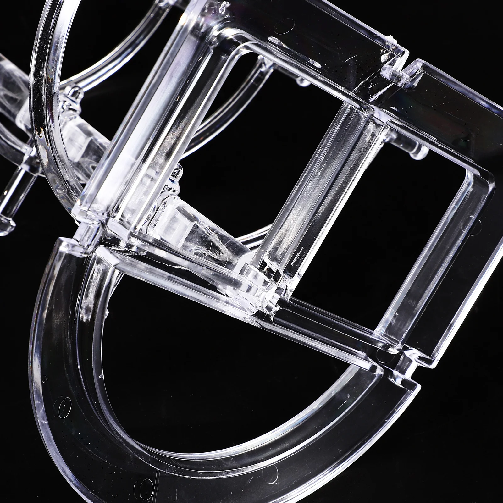 Clear Acrylic 3 Tier Glasses Display Stand Eyewear ganizer Rack Plastic Sunglasses Holder Showcase Storage Riser 6