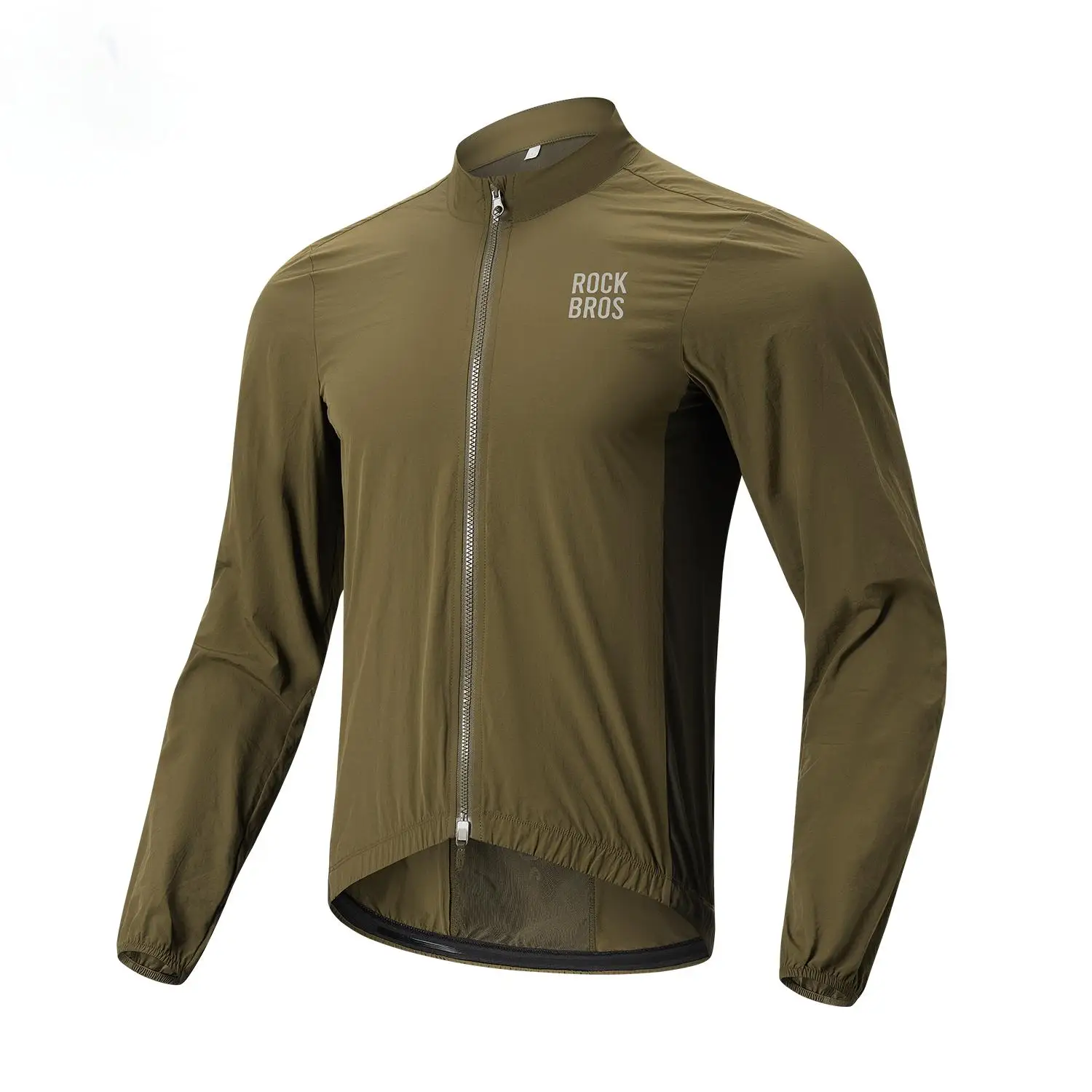 ROCKBROS Lightweight Windproof Cycling Jacket with Reflective Breathable Design
