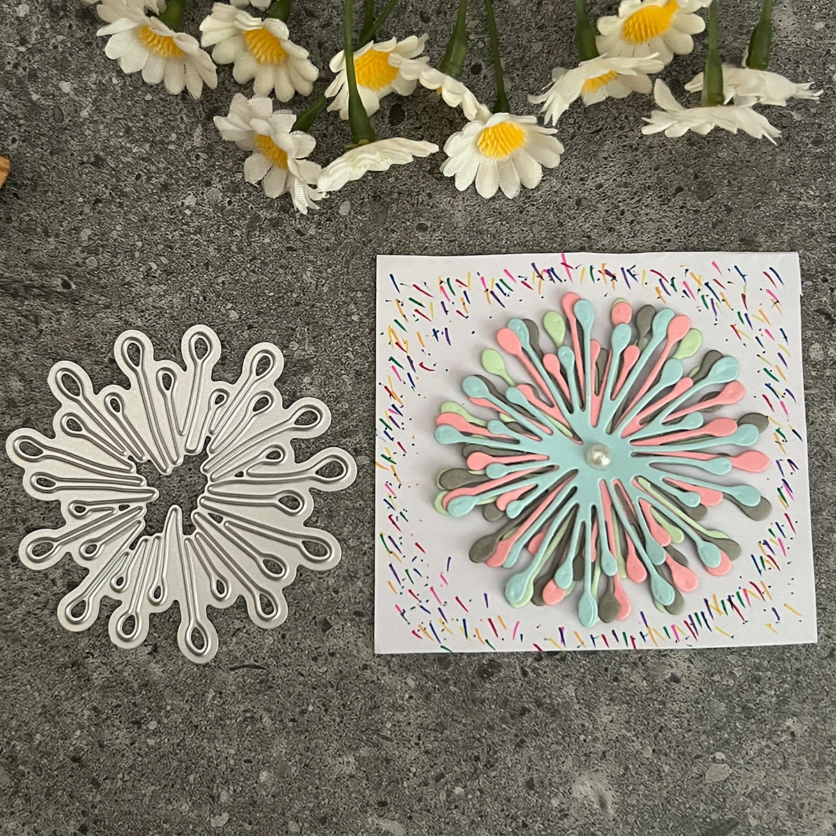3D-Blumen-Stanzwerkzeug Aus Metall – Präzisions-Schneidformen Für Kartenbasteln & Scrapbooking