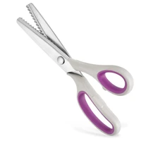 Fabric Serrated Scissors Soft Grip Handle Serrated Scissors Triangular Serrated Scissors Suitable For Fabric 1