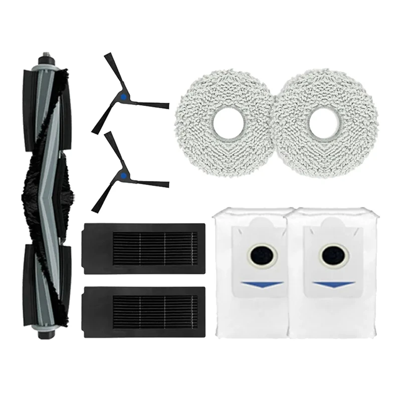 

Аксессуары Для Ecovacs Debot X2 Omni, X2 Pro, запасные части, основная боковая щетка, Hepa фильтр, Швабра, тканевый мешок для пыли