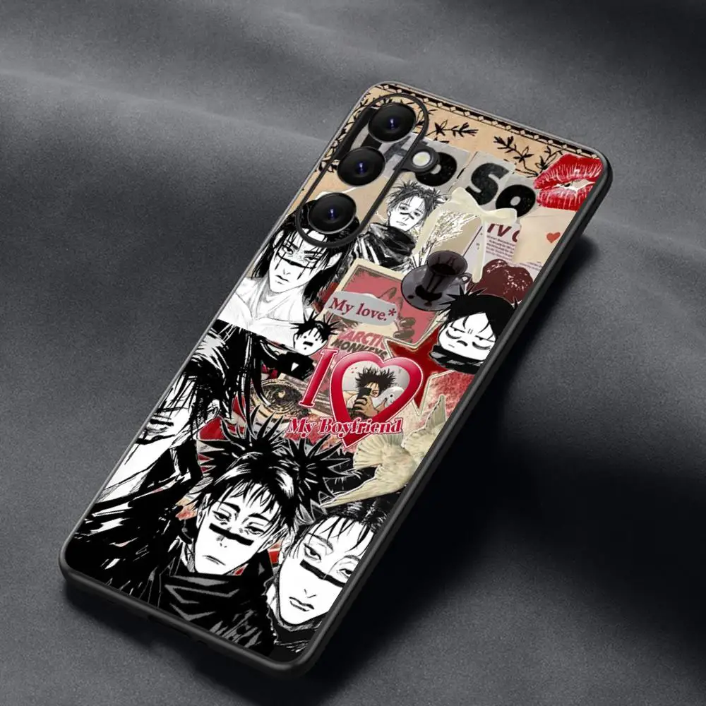 Choso Cool Anime Man Design Soft Black Phone Case
