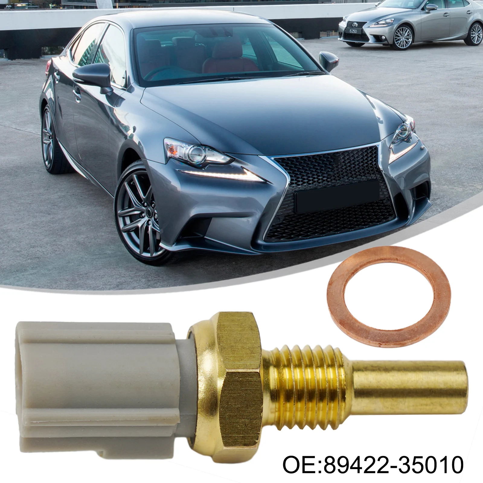 

Premium Material Coolant Temperature Sensor for Toyota For Ford For Mazda 8942235010 FAE33250 Long lasting Durability