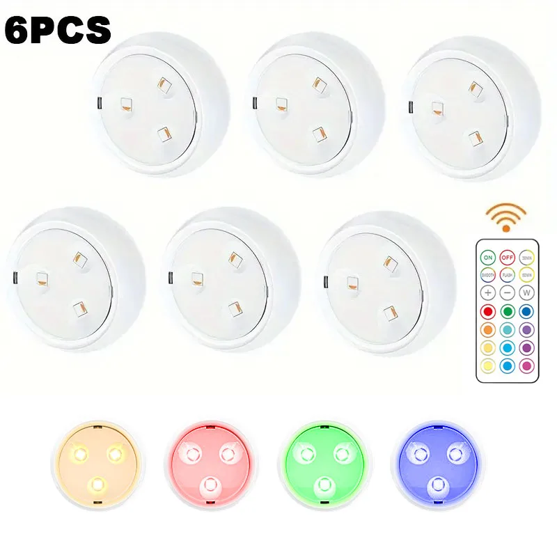 6 light and 1 remote