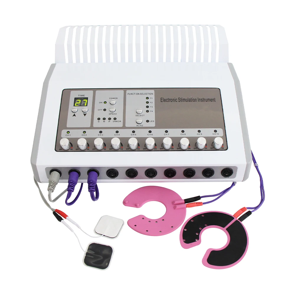 Elektrischer Muskelstimulator, Massagegerät, Elektrostimulation, Gewichtsverlust, Maschine, russische Wellen, 4-in-1, privates Straffungsgerät für Schönheit – Detail 6