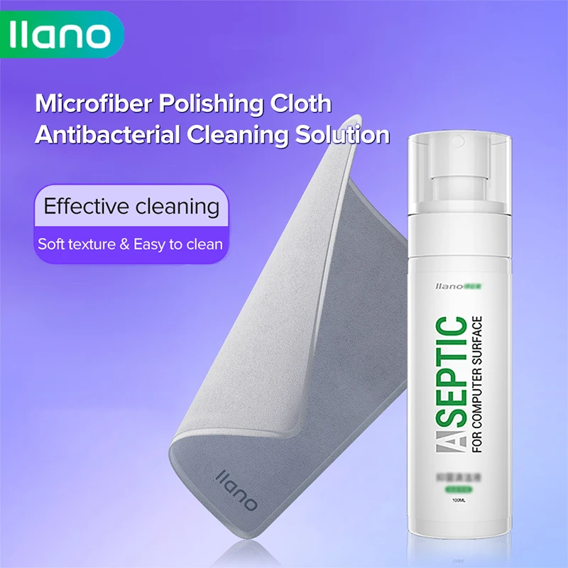 LLANO Upgraded Polishing Cloth Set Efficient Cleaning Reusable Washable for Lens Phone Glasses TV Tablet Laptop 3
