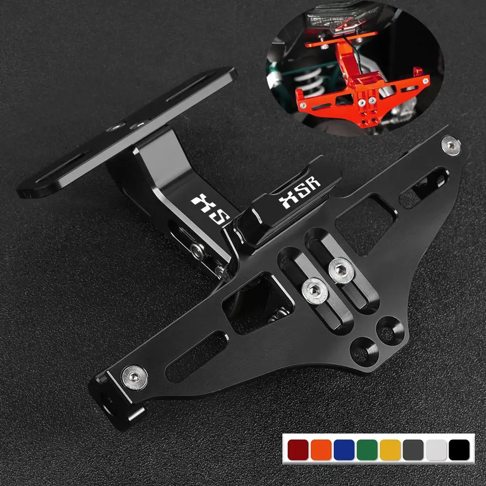 

For Yamaha XSR155 XSR700 XSR900 XSR 155 700 900 ABS All year Motorcycle Accessories License Plate Holder Frame Bracket LED Light