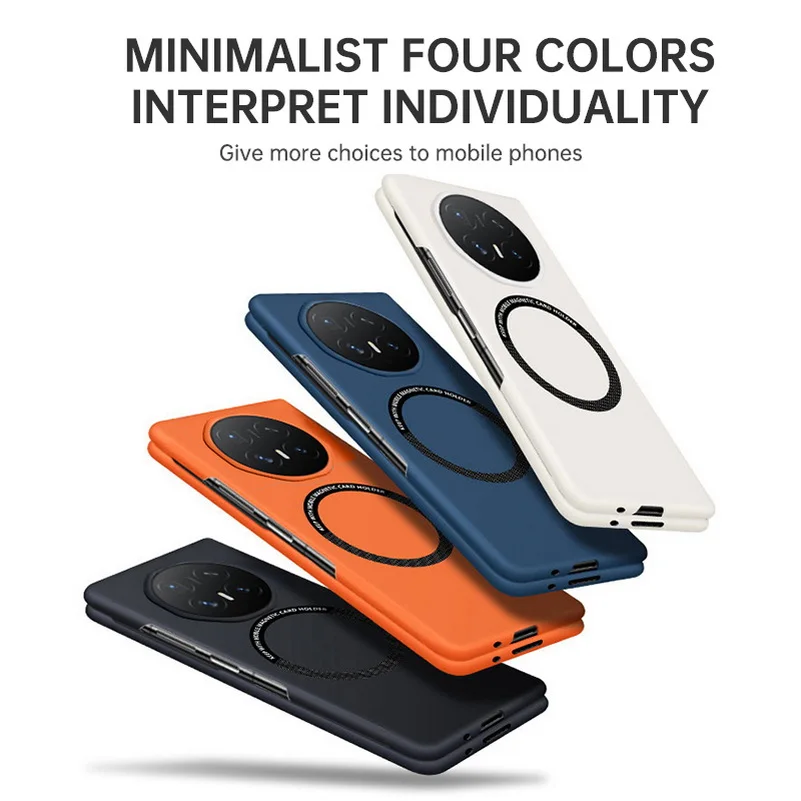 Ultra-Thin Frameless Luxury Phone Case with Magnetic Ring and Hard Protective Cover