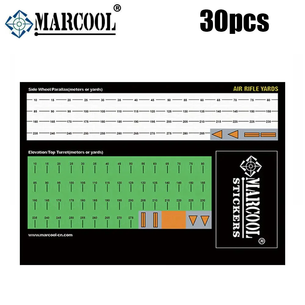Marcool Scope stickers Riflescopes Sight Turret & Side Adjustment Scale Count Label Stickers 3
