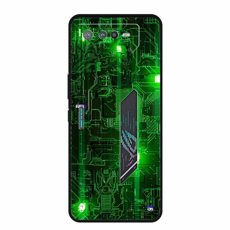 Fashion Soft TPU Silicone Back Case for Asus ROG Phone - Trendy Protective Phone Cover Bumper