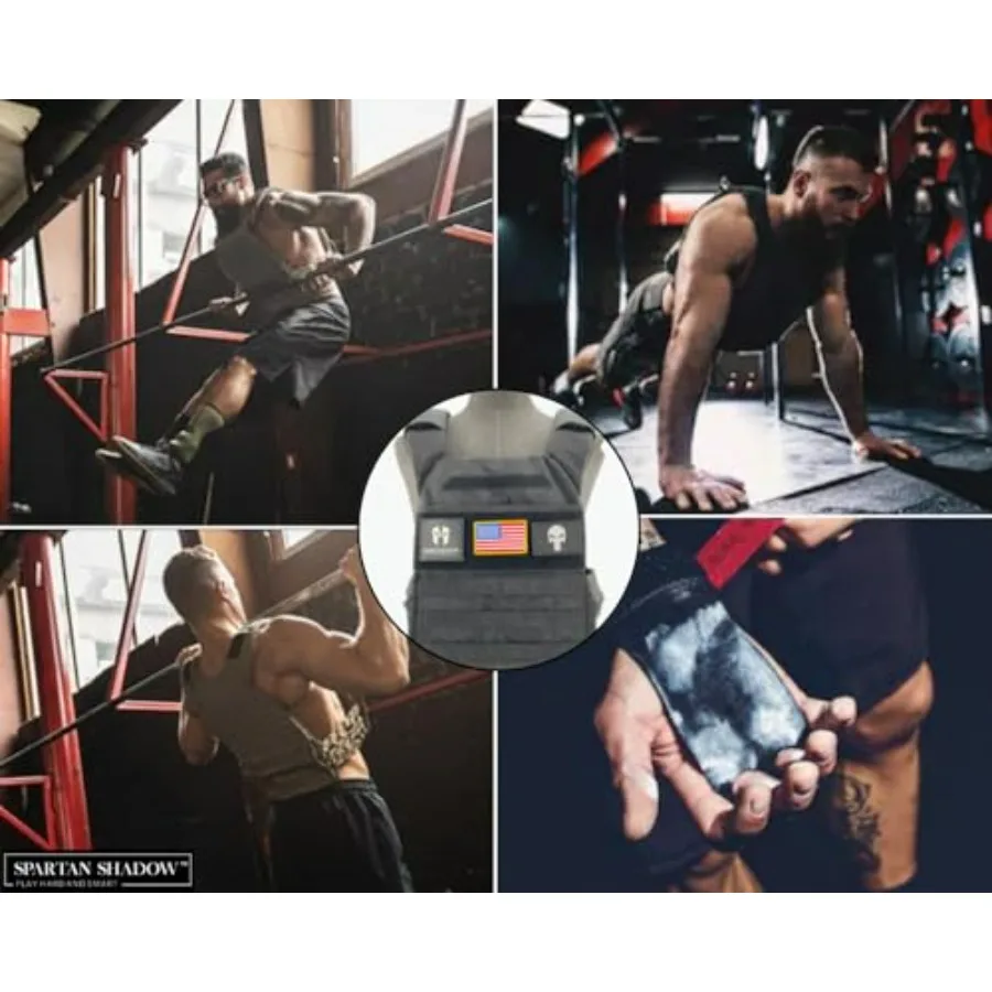 Weighted Vest Men 20lbs with weights : Curved Weight Vest Plates Pair Included - 20 Pounds workout vest with phone pocket. 20lb