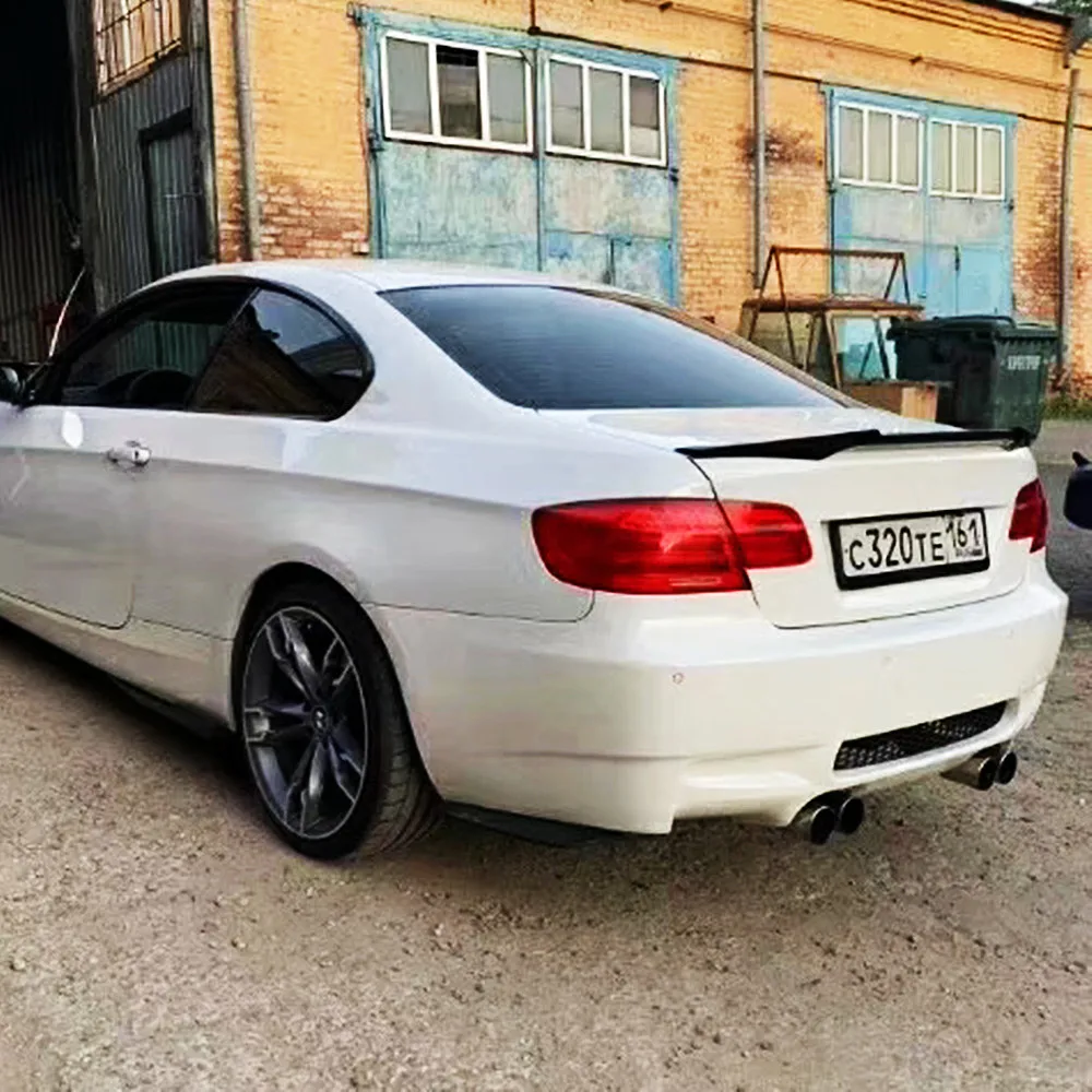 Car Rear Wing Spoiler For BMW 3 Series E90 E92 E93 M3 M4 MP PSM Style Carbon Glossy Black Rear Trunk Lid
