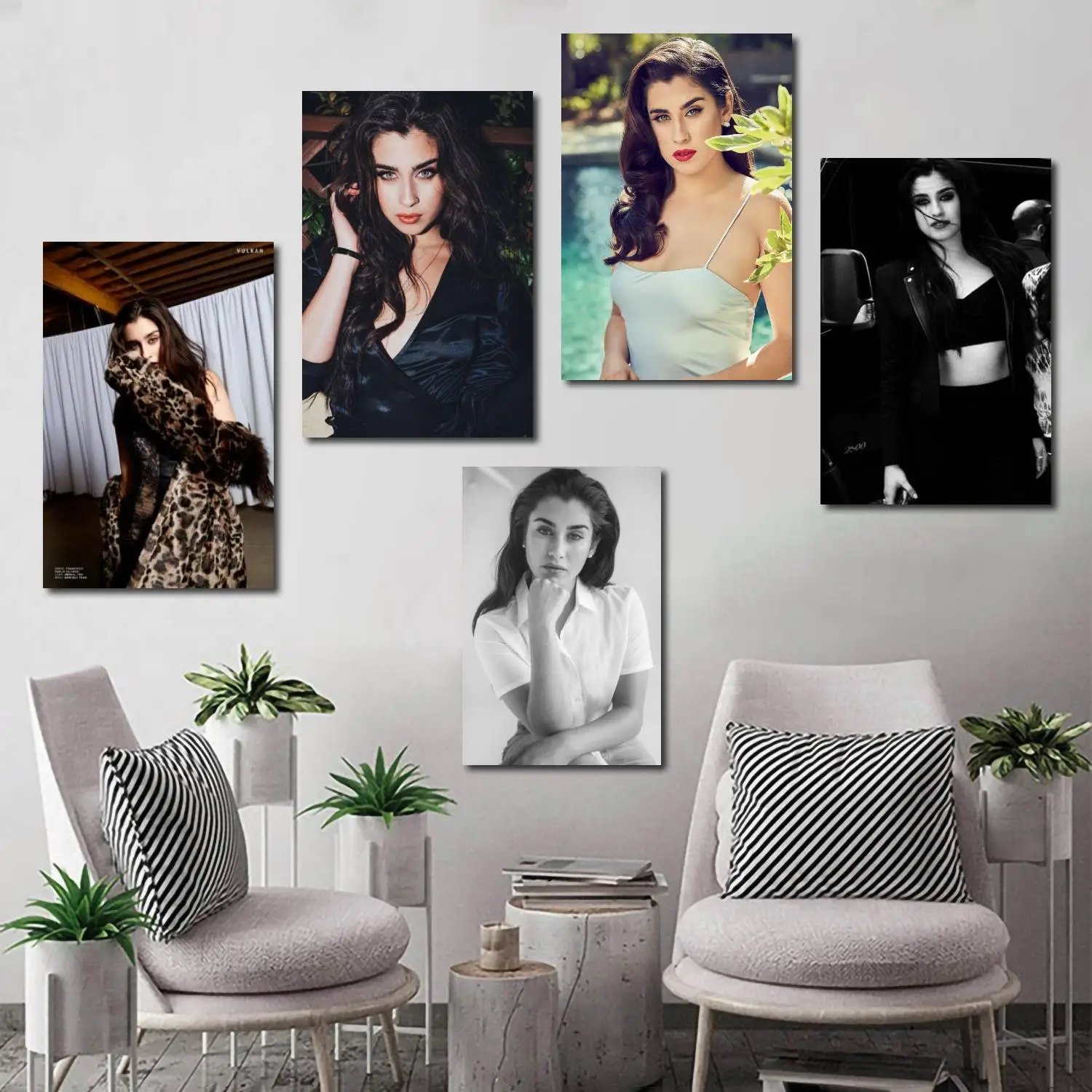 

lauren jauregui singer Decorative Painting 24x36 Canvas Poster Wall Art Living Room Posters Bedroom Painting