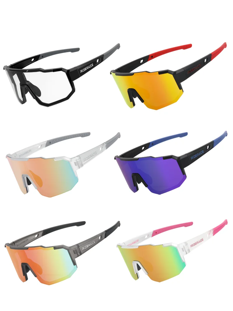 RIDERACE Cycling Sunglasses Photochromic for Men Women Sun Glasses MTB Mountain Bike Eyewear Sports Road Bicycle Goggles UV400 bicycle glasses,sports goggles,sports glasses,sport sunglasses,sun glasses,cycling glasses,cycling sunglasses