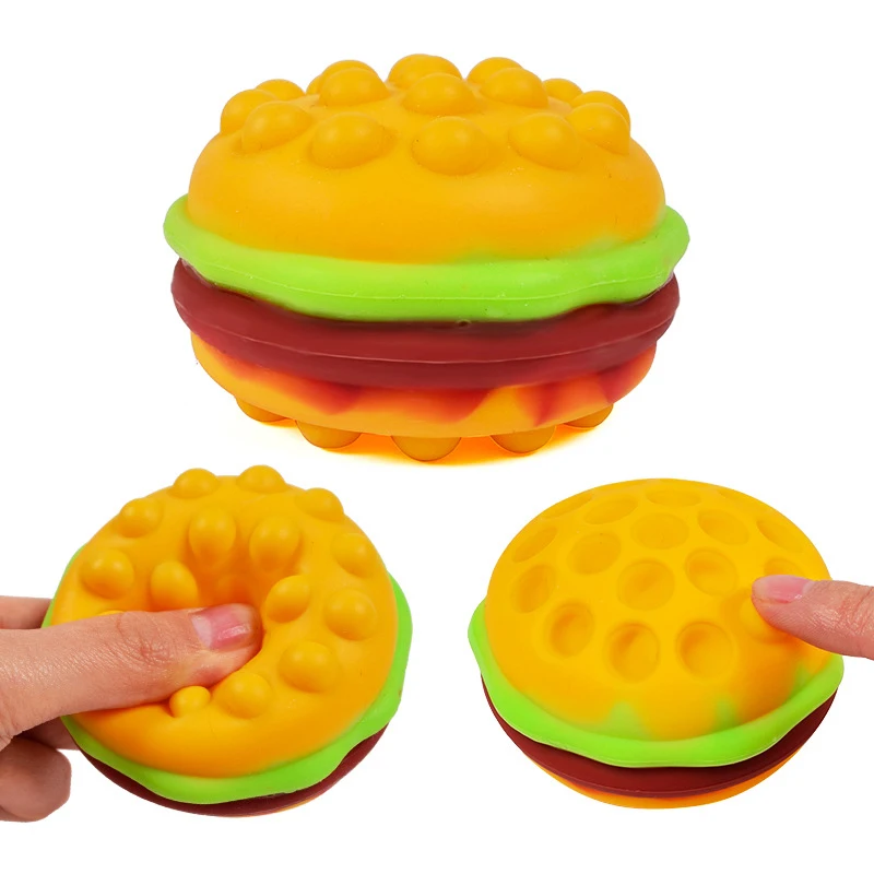 Squishy Hamburger Squeeze Toys Stress Squeeze Toys Hamburger