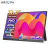 ARZOPA Portable Monitor 17.3'' 1080P HDR IPS Kickstand Speakers for PC Mac Phone Xbox Switch PS HDMI USB External Laptop Screen