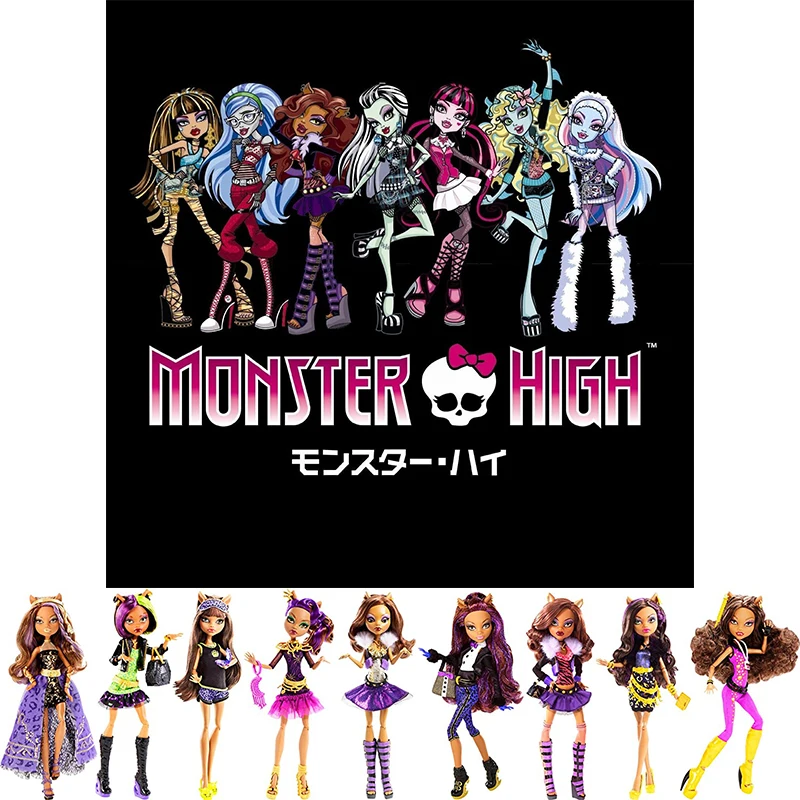 Original Monster High Ghouls Rule Frankie Stein Doll Scaris City of Frights Abbey Bominable Great Scarrier Reef Toys For Girls