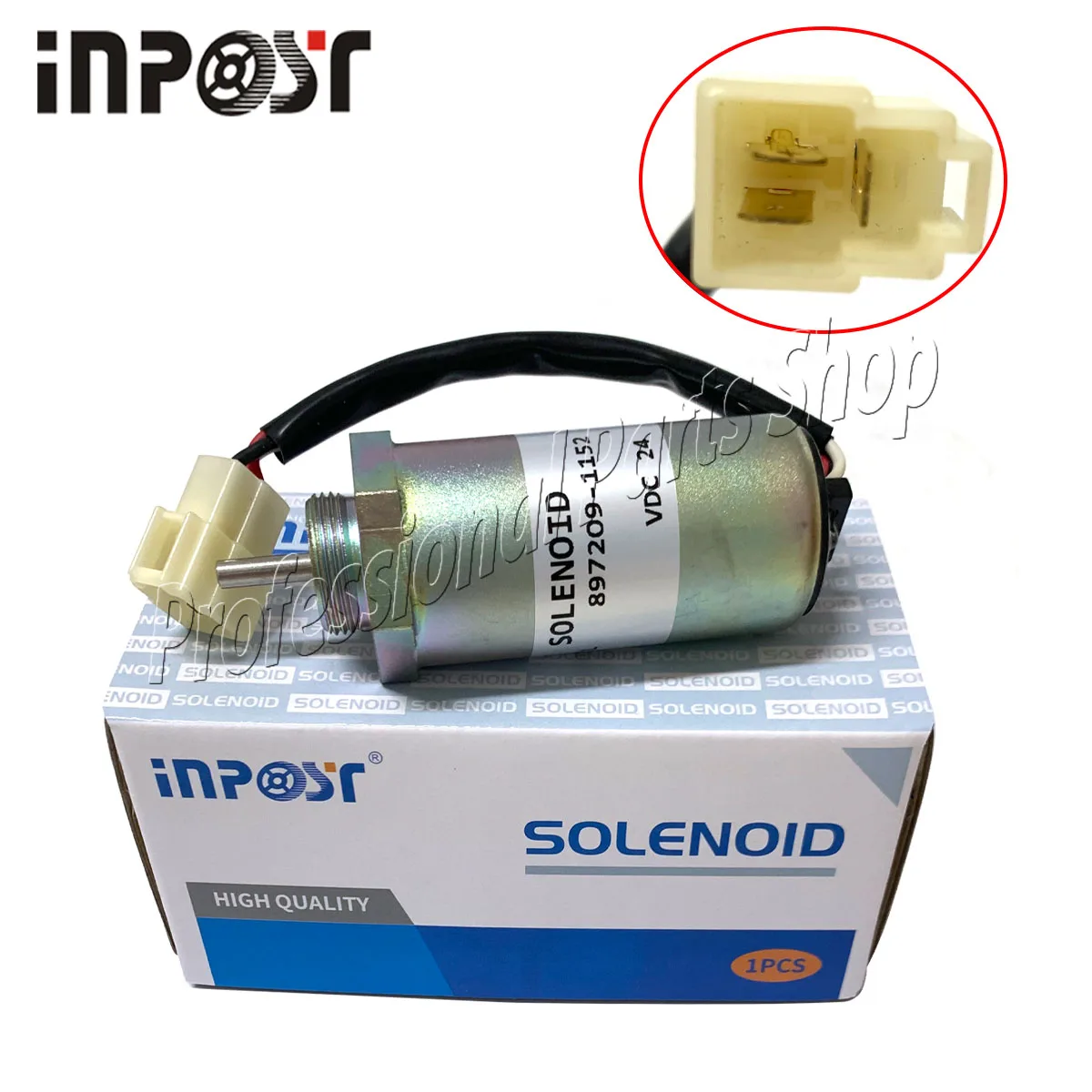 

Соленоид топливного останова 897209-1152 24 В подходит для экскаватора Hitachi MV2-40 EX4U