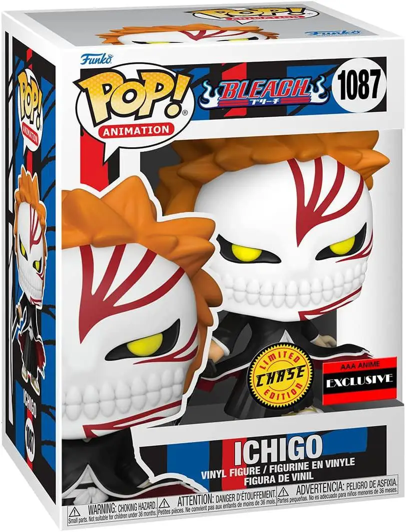 thumbnail image 1 of Figuras de vinilo de la colección Funko POP Animation BLEACH HOLLOW ICHIGO 96# 59# ICHIGO 1087# Edición limitada RUKIA 60#, 1 of 5