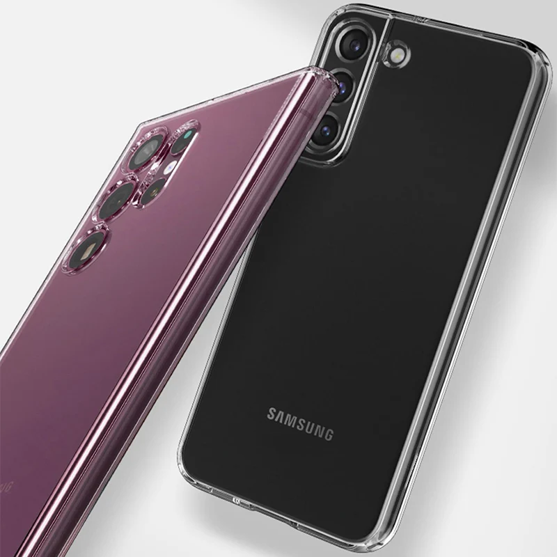Phone case Ultra Thin Soft for Samsung Galaxy S23 S22 S21 S20 Fe S24 S25 Ultra S9 S10 Plus Clear Silicone Back Cover Shell