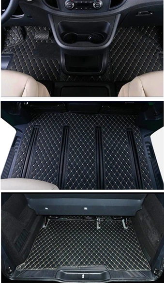 

Высшее качество! Автомобильные коврики для Mercedes Benz V 220 d W447 2024-2014 7, 8 мест, водонепроницаемые коврики для V220 2019