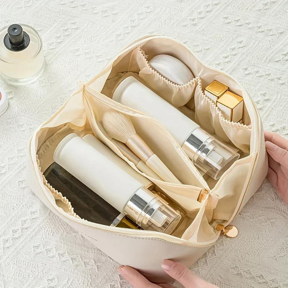 Luxury Women’s Makeup Organizer Bag – Toiletry Kit with Zipper, Travel Cosmetic Storage Pouch for Ladies Bags & Storage Items Beach bags