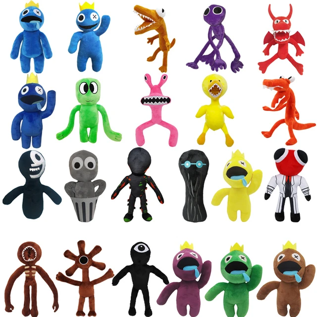 Rainbow Friends Stuffed Animals  Rainbow Friends Blue Monster - Kawaii  Plush Toy - Aliexpress