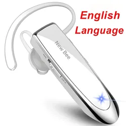 Wireless Bluetooth 5.0 Earphones with 22H Playback and CVC Noise - Canceling Mic (B41 EN White No bag)