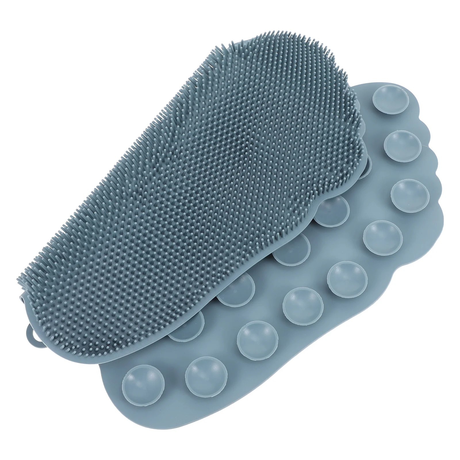 

Silicone Foot Brush Cleaner Pad Bathroom Massage Mat Scrubber Non-skid Shower Massager Back