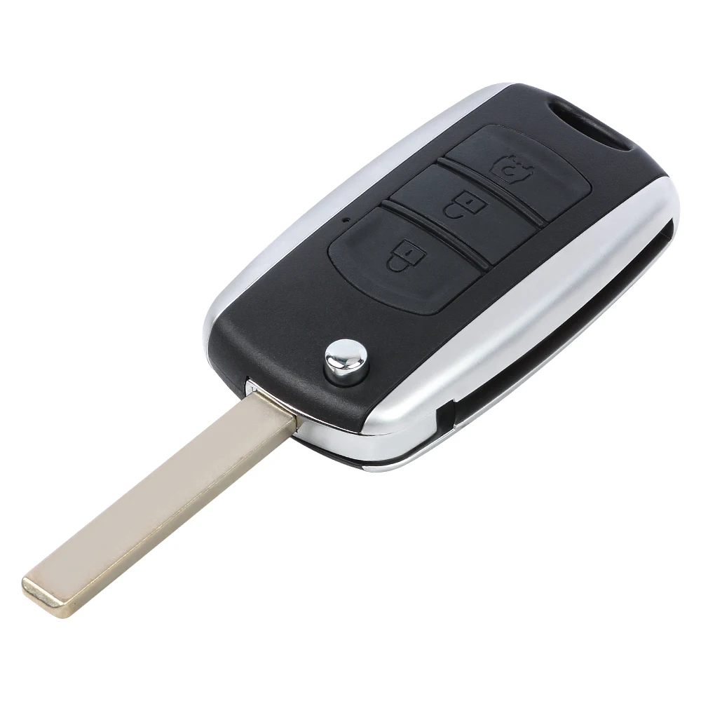 DIYKEY Flip Remote Control Key FOB ASK 434MHZ 4D60 Chip for Dongfeng 580 2010 2011 2012 2013 2014 2015 P/N: 3704050-SA01S