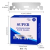 100pcs Razor Blades Stainless Steel Safety Razor Blades For Shaving Razor Replace Men Shaver Barber Blade Tool 6
