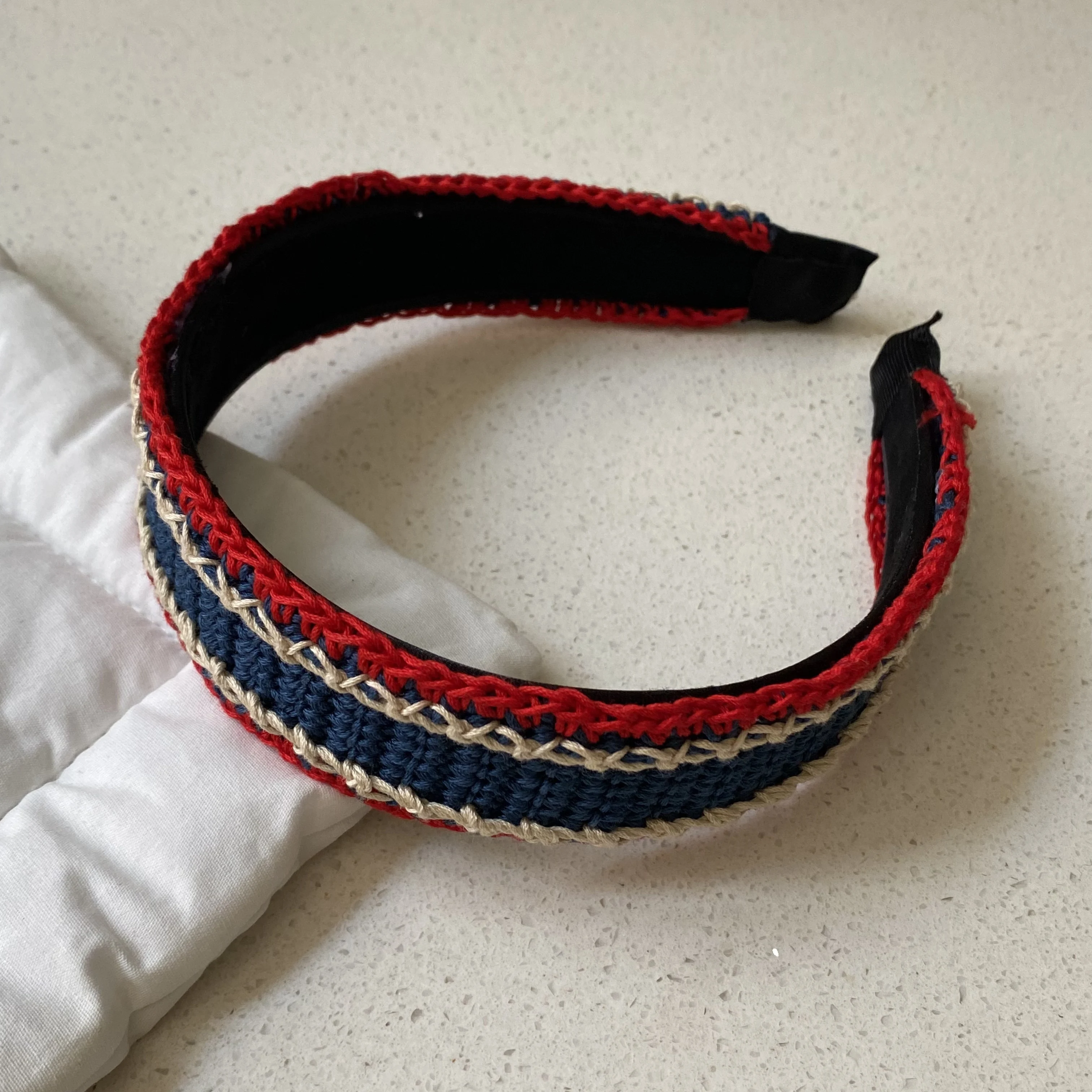 1PC Bohemian Crochet Headbands Set, Vintage - Style Hair Accessories for Women, Cute Hairbands for Daily and Party Wear