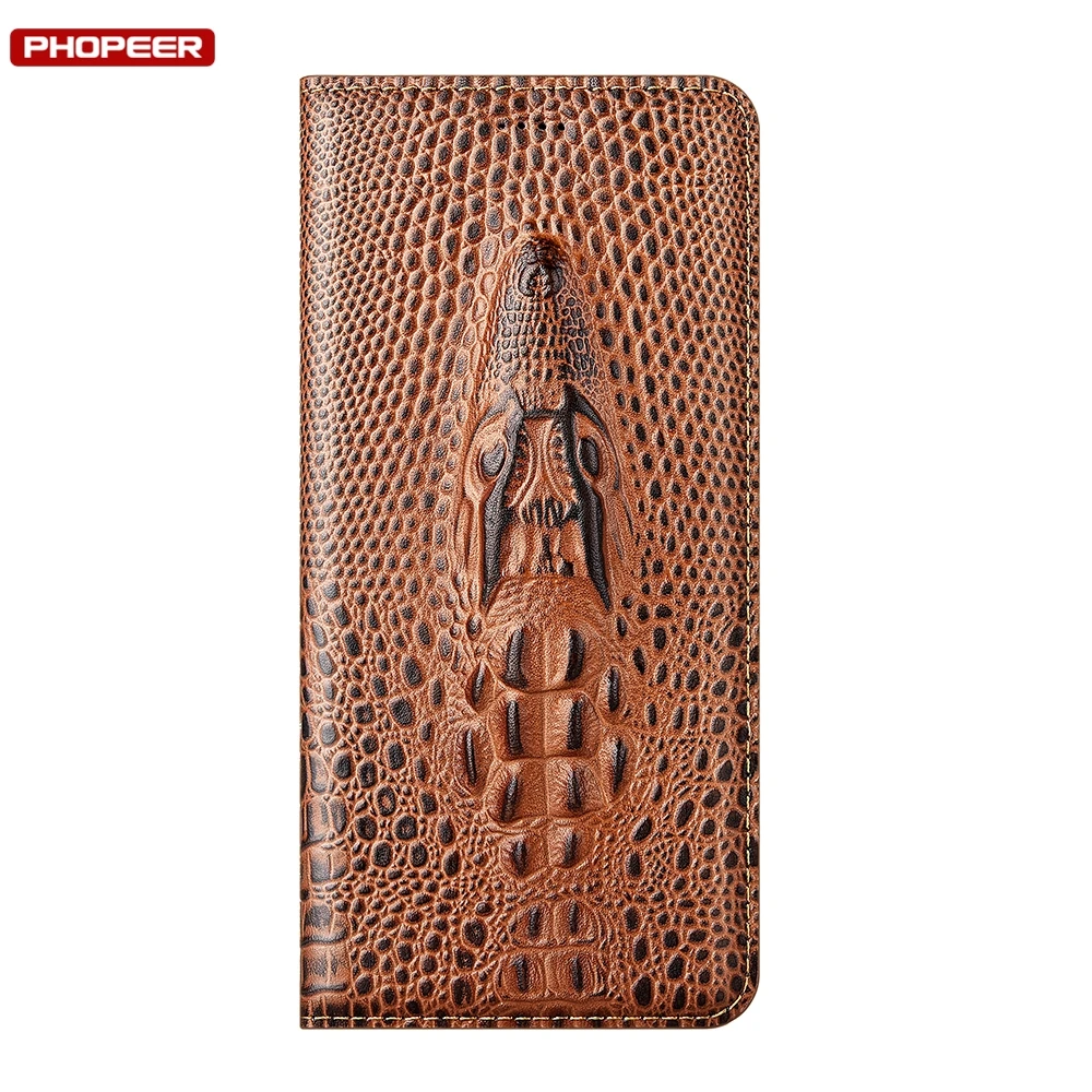 Premium Genuine Leather Flip Wallet Case for Asus ROG and Zenfone Series