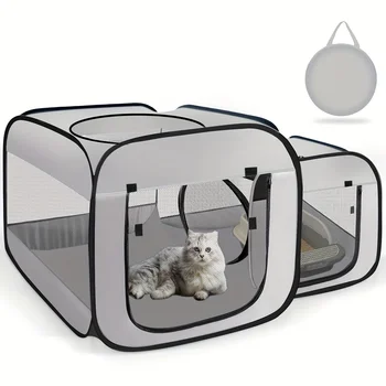 Large Portable Cat Enclosure Playpen 1