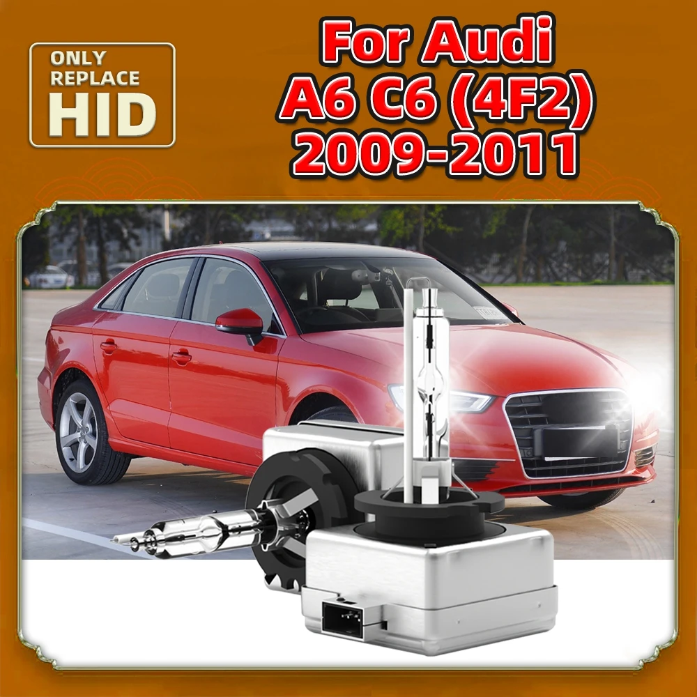 

2 шт., автомобильные ксеноновые лампы для фар Audi A6 C6 (4F2) 6000 2009 2010