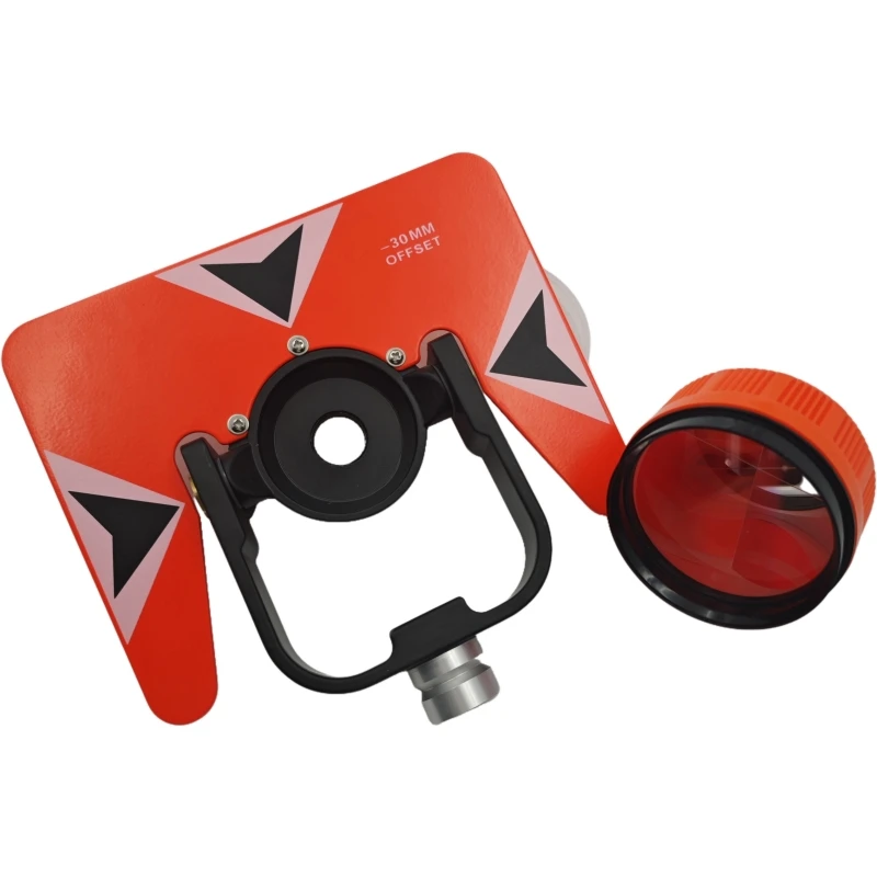 Description Picture 4 of itemHigh Quality Red Single Prism For Nikon South Trimble For Top-con For Sokk-ia Total Station Prisms Surveying AK18 With Soft Bag