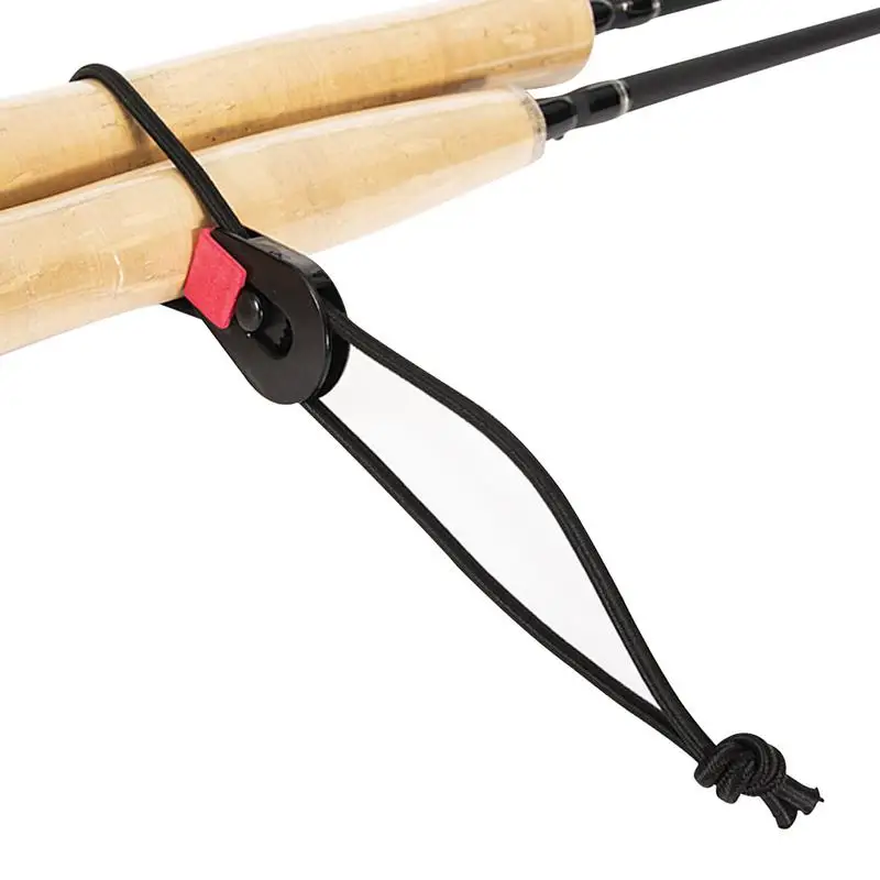 Fishing Rod Tie Tip Cover Sleeves Pole Tie Strap Fastener Protect Case Fishing Rod Tip Cover Strap Accessories