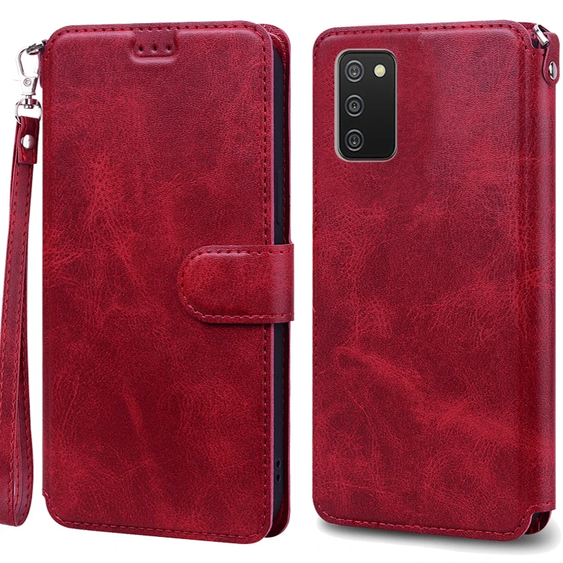 A02S Case For Samsung Galaxy A02s Case Leather Wallet Flip Case For Samsung Galaxy A02S Cover A 02s A025F Case Soft Coque Fundas 2