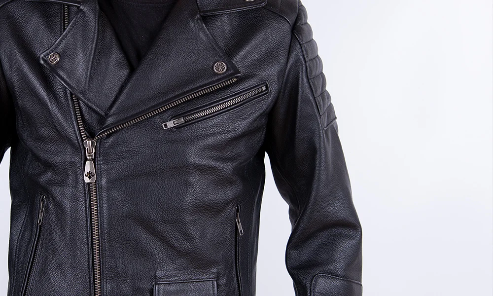 petite genuine leather coats & jackets ShippingNew Free Black Top Layer Cowhide Men＇sJacket for Autumn Motorcycle Style Plus Size Slim Fit Biker＇sCoat sheepskin leather coat